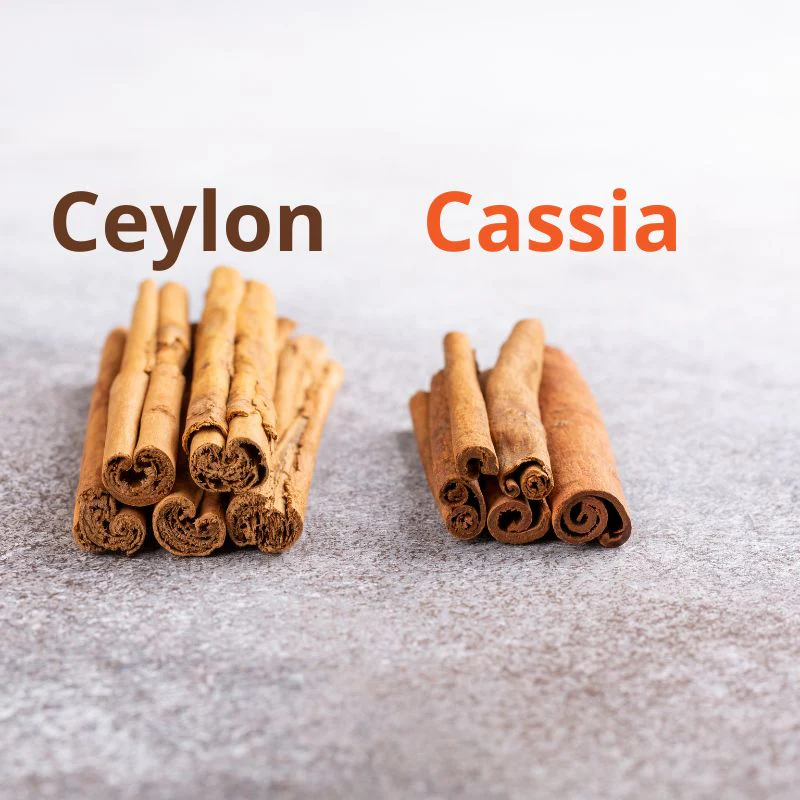 Verschil tussen cassia kaneel en ceylon Cilly Juices